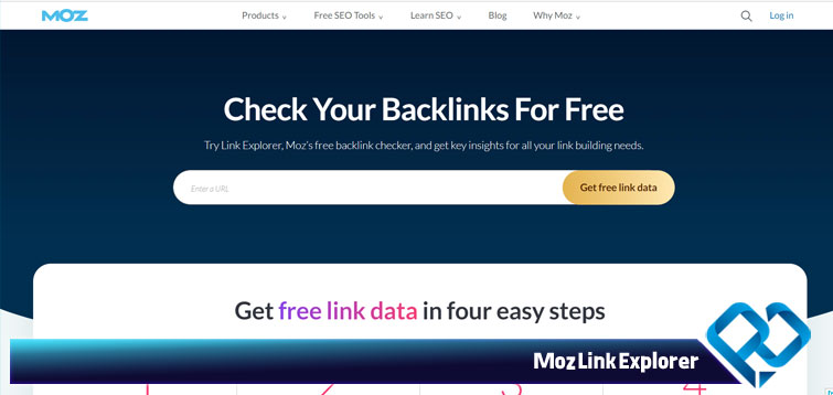 Moz Link Explorer برای بررسی اعتبار دامنه