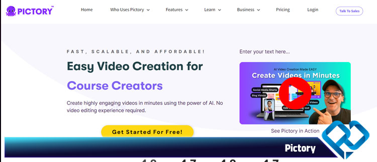 Pictory بهترین سایت ساخت ویدیو با هوش مصنوعی