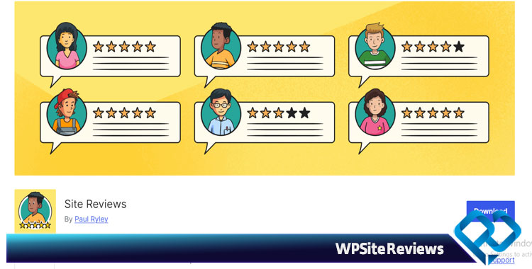 افزونه امتیازدهی وردپرس WPSite Reviews