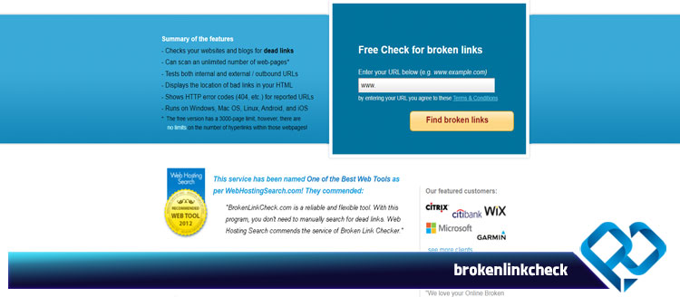 سایت brokenlinkcheck ابزار پیدا کردن لینک های شکسته سایت
